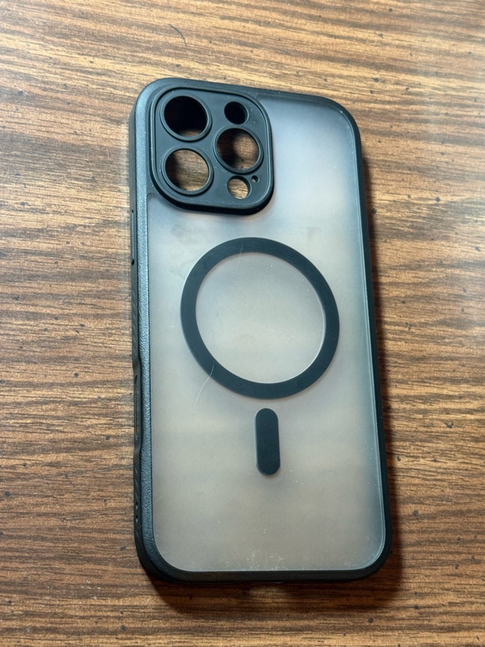 Matte Frosted Black MagSafe iPhone 16 Pro Max Case